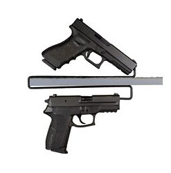 Gss Over Under Handgun Hangers 2Pk