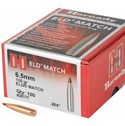 HRNDY ELD-M 6.5MM .264 130GR 100CT