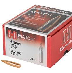 HRNDY MATCH 6.5MM .264 140GR 100CT
