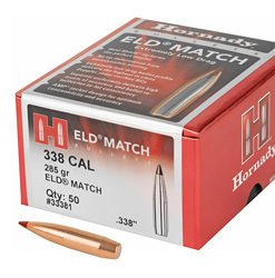 HRNDY ELD-M 338CAL 285GR 50