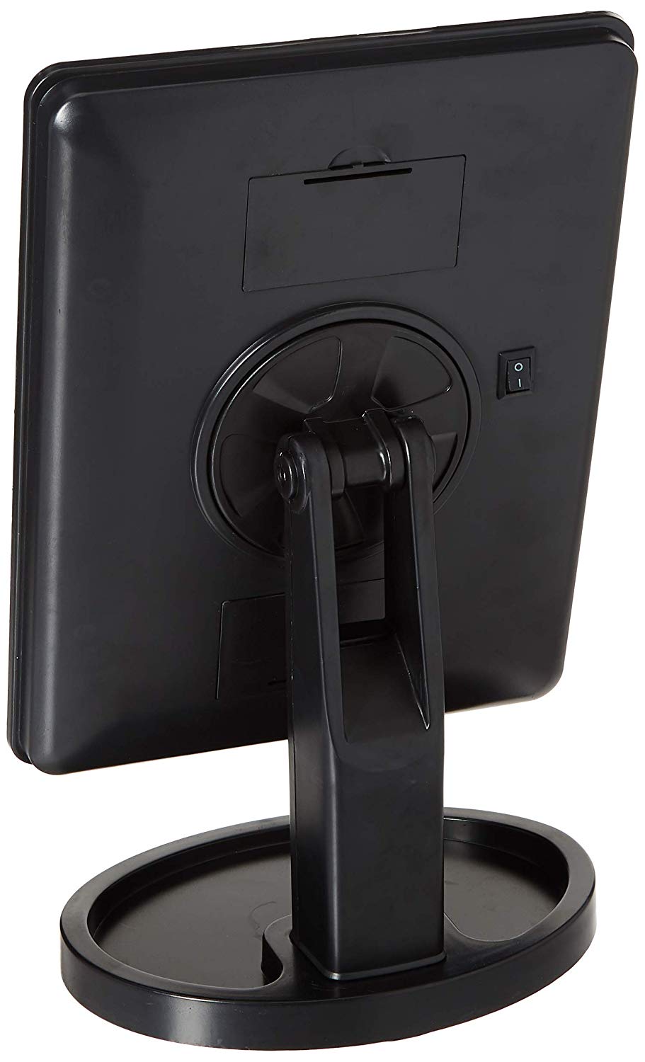 Ideaworks Light Up Mirror Large 16 Led Lights Rotating Mirror Magnifier Tray Battery Powered - Image 3