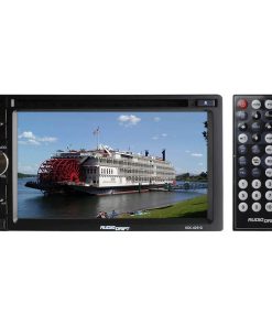 AudioDrift 6.2? Double DIN DVD Fixed Face Touchscreen Receiver with Bluetooth USB/SD Inputs & REM