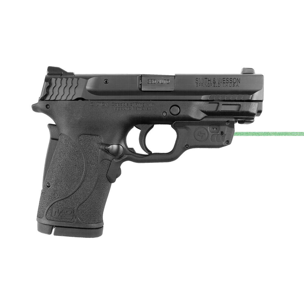 Crimson Trace Laserguard Smith & Wesson M&P9EZ M&P380EZ and M&P22 Green Laser - Image 2