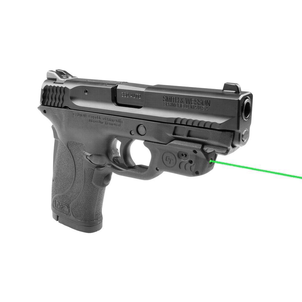 Crimson Trace Laserguard Smith & Wesson M&P9EZ M&P380EZ and M&P22 Green Laser - Image 3