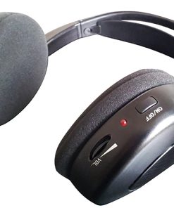 Audiovox Dual Channel Wireless Fold Flat Headphones Auto Shut Off