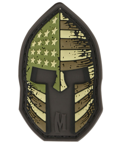 Stars and Stripes Spartan Helmet Morale Patch-MXP-SPRT