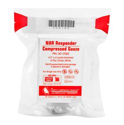 NAR RESPONDER COMPRESSED GAUZE