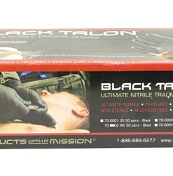 Nar Gloves Black Nitrile Med 50 Pair