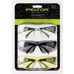 Peltor Securefit 400 Eye Prot 3-Pack