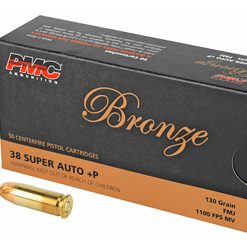 PMC BRNZ 38SUPER +P 130 FMJ 50/1000