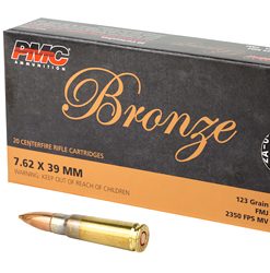 Pmc Brnz 7.62X39 123Gr Fmj 20/500
