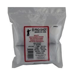 Pro-Shot Patch 270-38 Cal 2" 250Pk