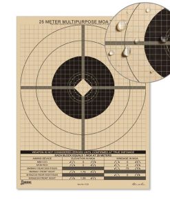 25 Meter Zeroing Target - True-MOA, Multipurpose-9129