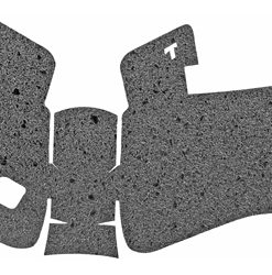 Talon Grp For Glock 19 Gen5 Rbr Nobk