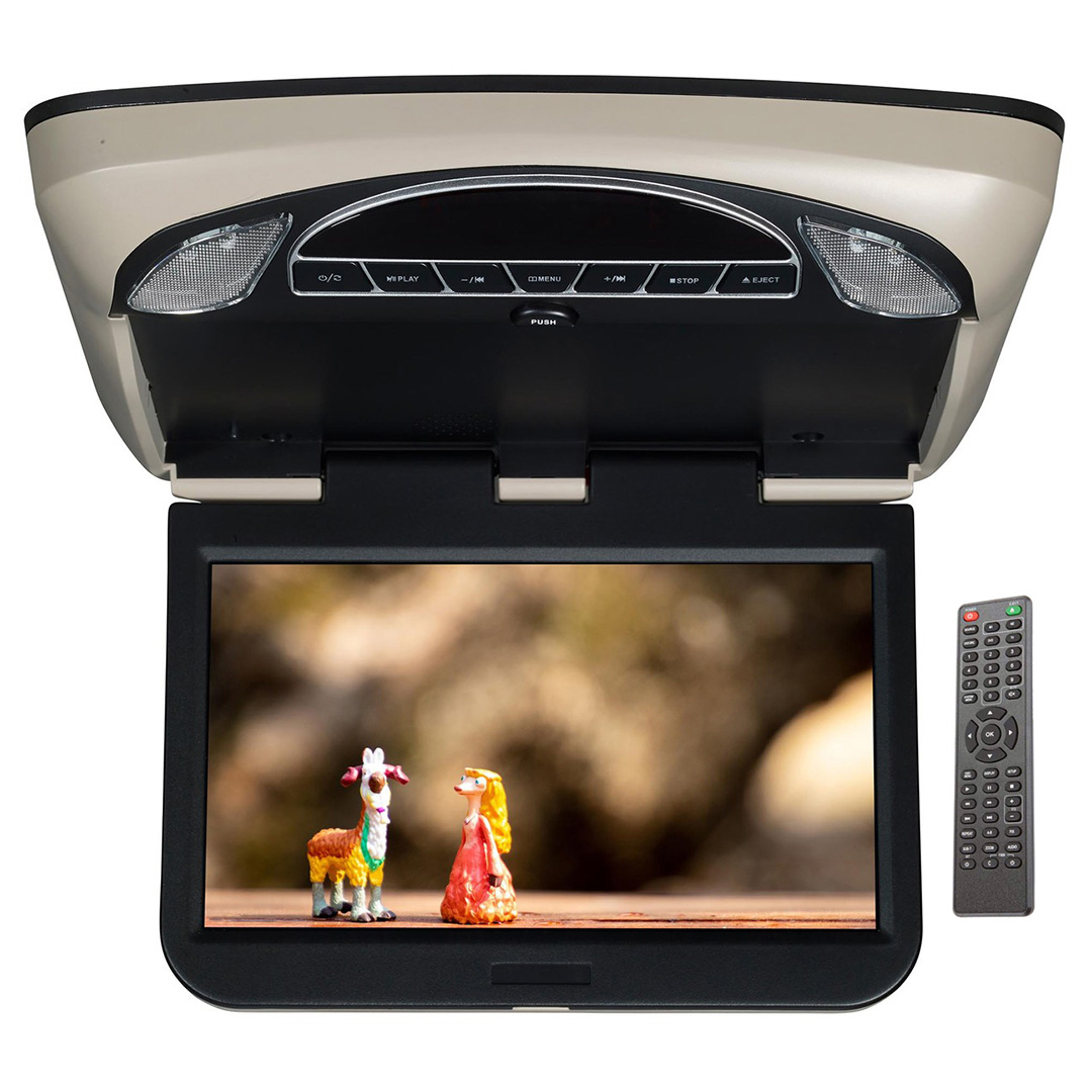 Audiovox 10.1? Overhead Monitor with DVD Player HDMI Input IR/FM Transmitters and Color Skins - Image 2