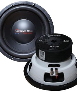 American Bass 10" Woofer 600 Watts Max 4 Ohm Svc,1