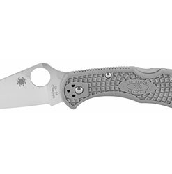 Spyderco Delica4 Ffg Plainedge Grey