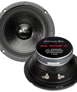 American Bass 6.5" (Sold Each) Closed Back Midrange Speaker,1