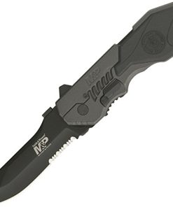 S&W Swmp4Ls 8.6In S.S. Assisted Folding Knife With 3.6In Serrated Clip