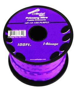 Audiopipe 14 Gauge 100Ft Purple Primary Wire