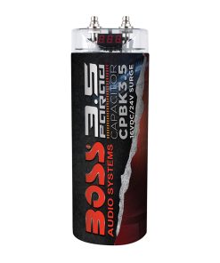 Boss 3.5 Farad Capacitor Black Finish