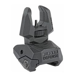 FAB DEF FRONT POLY FLIP-UP SIGHT BLK