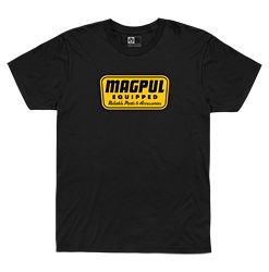 MAGPUL EQUIPPED TSHRT BLK MED