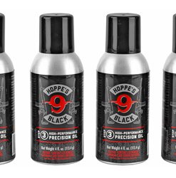 HOPPES BLACK LUBE AEROSOL 4OZ 4PK