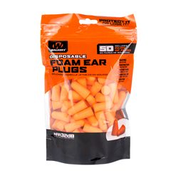 WALKER'S FOAM EAR PLUGS 50PK BAG