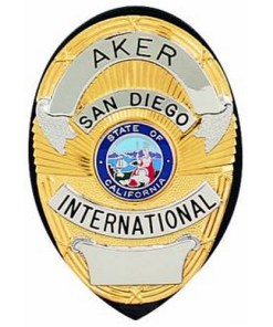 Clip-On Shield Badge Holder-AKER-A591