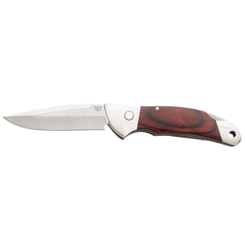 3 3/4 Rosewood Automatic Lockback with Metal Belt Clip-BSC-AutoKnife