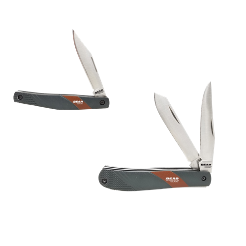 Combo Set 3 Aluminum 1 Blade Pen & 3 1/2 Aluminum Trapper-BSC-Combo