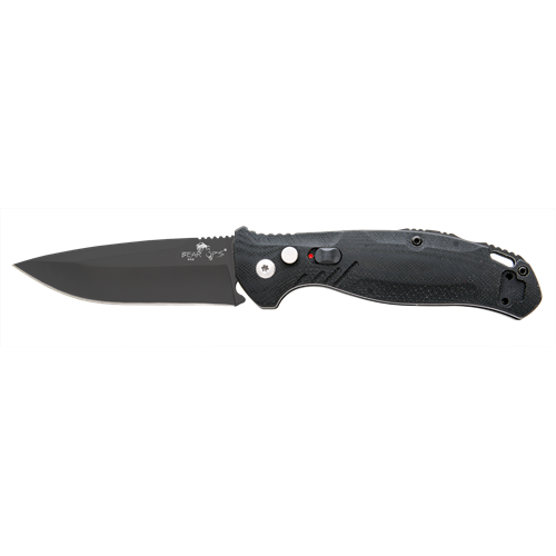 4 1/4 Auto Bold Action XI Black G10 with Black Blade-BSC-Bold-ActionXI