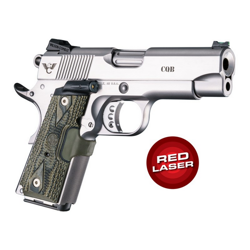 Laser Enhanced Grip Red Laser - Officers Model 1911-HOG-LaserEnhancedGripOfficers1911
