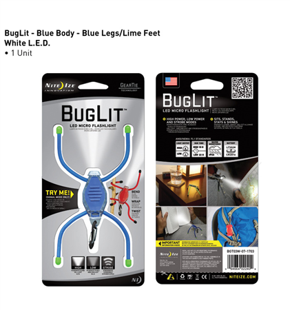 BugLit LED Micro Flashlight-NI-BGT