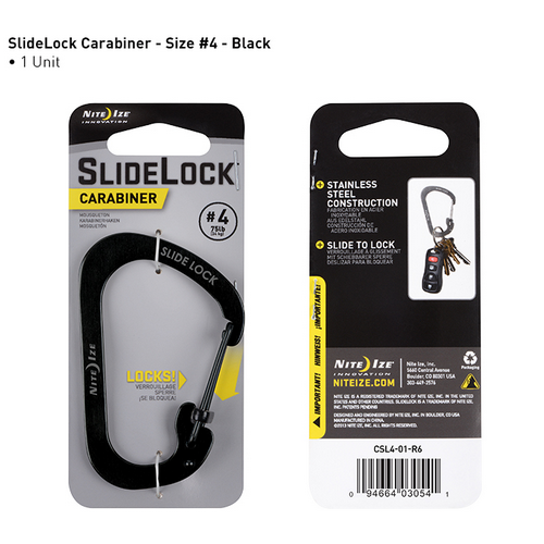 Carabiner Slidelock Steel #4-NI-CSL4