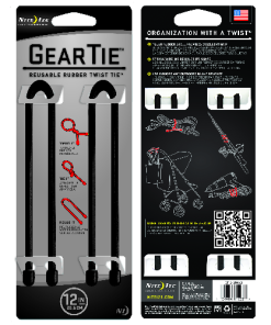 Gear Tie Reusable Rubber Twist Tie-NI-GEARTIE