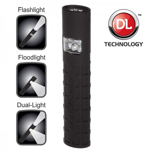 Dual-Switch Dual-Light Flashlight - 2 AAA-NS-NSP-1400