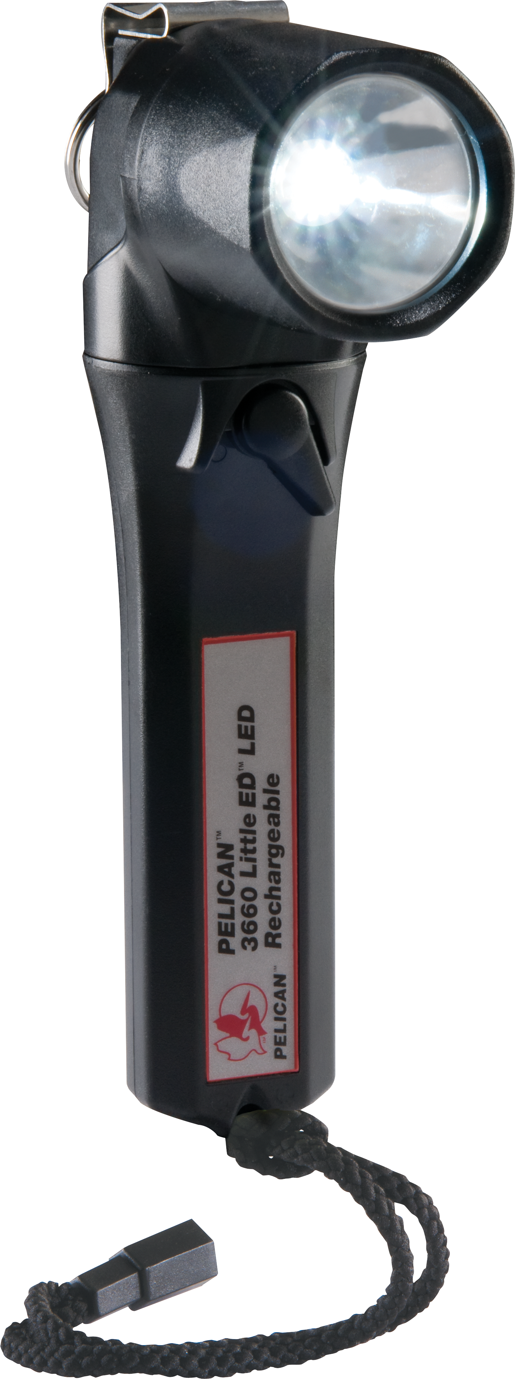 3660 Little Ed Right Angle Light with Charger Base-PL-3660