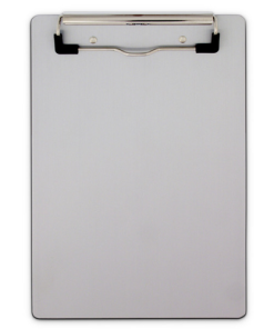 Aluminum Clipboard W/ Low Profile Clip-SAUN-ALUMINUMCLIPBOARDLPClip