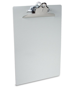 Aluminum Clipboard W/ High Profile Clip-SAUN-ALUMINUMCLIPBOARDHPClip