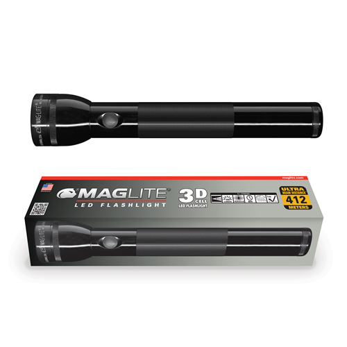 MAG-LITE LED 3 Cell D Flashlight-MAG-3D-LED-HangPack