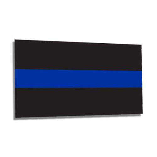 Classic Thin Blue Line Sticker, 3 x 4.5 in-TBL-Stickers