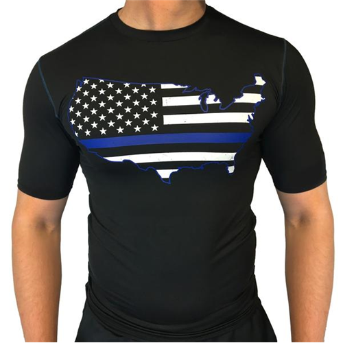 Performance Compression Men's Shirt - USA-TBL-Comp-USA