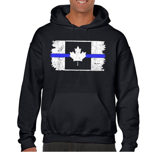 Hoodie - Canada Thin Blue Line-TBL-Men-H-Can