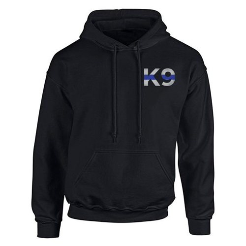 Men's Hoodie - K9 Thin Blue Line-TBL-Men-H-K9