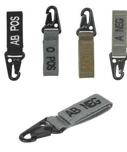 Embroidered Blood Type Tags (AB-)-20-9729